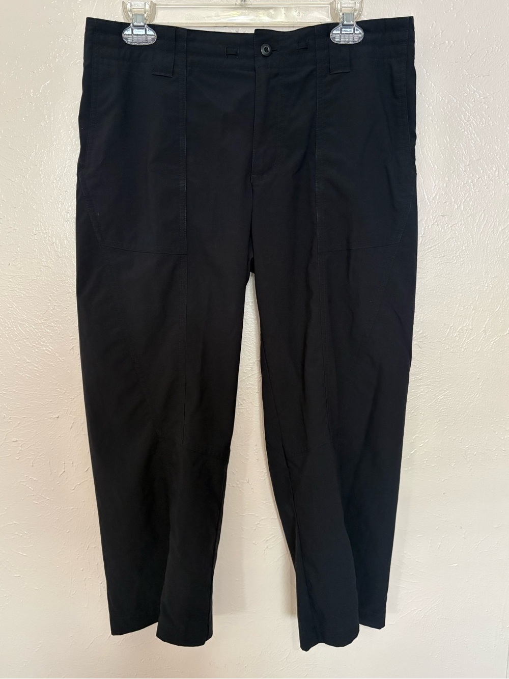 Patagonia Black Womens Cropped Ankle Pants Straight Leg Size 10